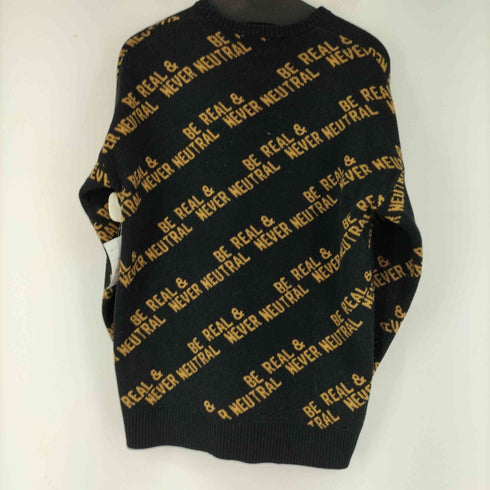 ザラ ZARA モノグラムニット メンズ JPN:M
