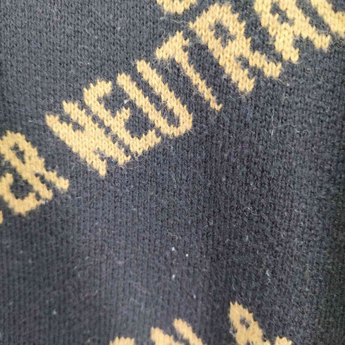 ザラ ZARA モノグラムニット メンズ JPN:M