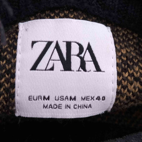 ザラ ZARA モノグラムニット メンズ JPN:M