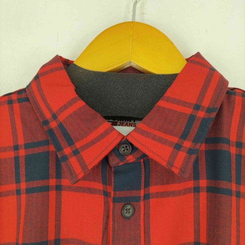 トミージーンズ tommy jeans CLASSIC FIT チェックフランネルシャツ メンズ import:M