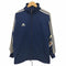 アディダス adidas バック プリント ロゴ フルジップ 3ライン トラック ジャケット ジャージ メンズ 160