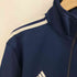アディダス adidas バック プリント ロゴ フルジップ 3ライン トラック ジャケット ジャージ メンズ 160