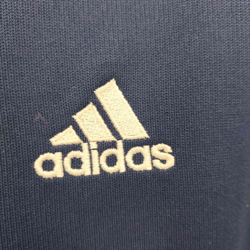アディダス adidas バック プリント ロゴ フルジップ 3ライン トラック ジャケット ジャージ メンズ 160
