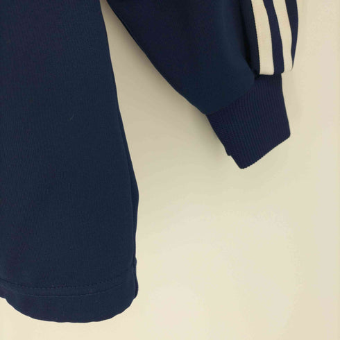 アディダス adidas バック プリント ロゴ フルジップ 3ライン トラック ジャケット ジャージ メンズ 160