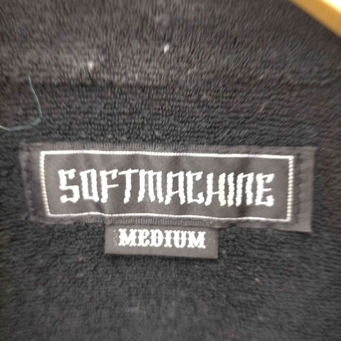 ソフトマシーン The softmachine 総柄裏地パイルオープンカラーシャツ メンズ JPN:M