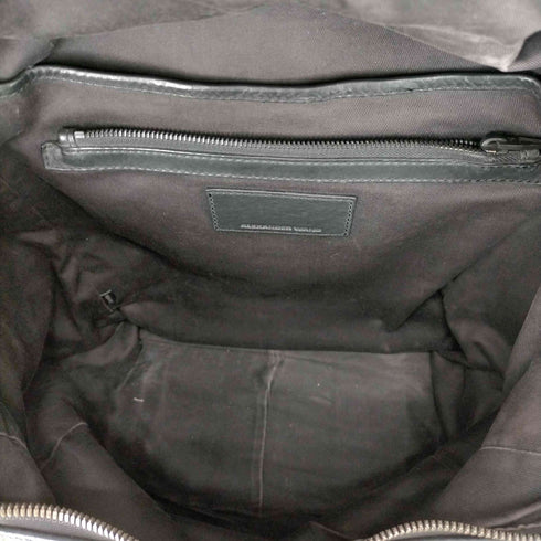 アレキサンダーワン Alexander Wang キャンバス地 レザー切替 バックパック メンズ