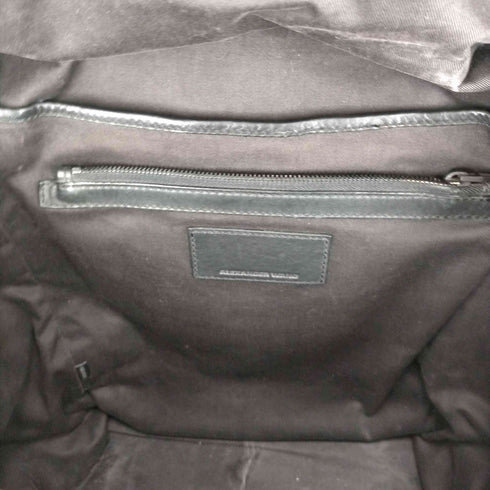 アレキサンダーワン Alexander Wang キャンバス地 レザー切替 バックパック メンズ