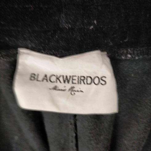 ブラック ウィドゥ BLACK WEIRDOS 20SS TEKNOワッペンベロアパンツ メンズ JPN:L