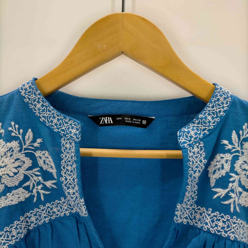 ザラ ZARA リネン混 チュニック レディース JPN:S