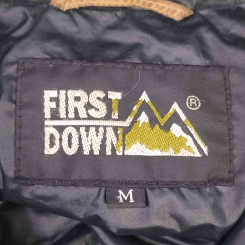ファーストダウン FIRST DOWN ジップアップダウンベスト メンズ import:M