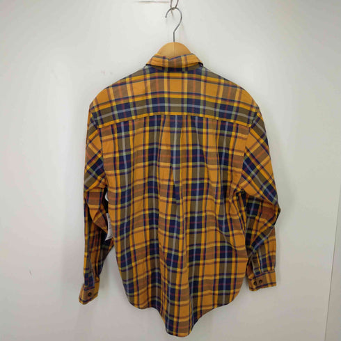 エディーバウアー Eddie Bauer 90S 白タグ チェック ロングスリーブシャツ メンズ S/P