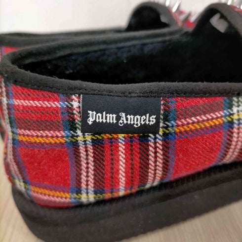 パームエンジェルス Palm Angels ボアタータンチェックスタッズローファー メンズ JPN:26