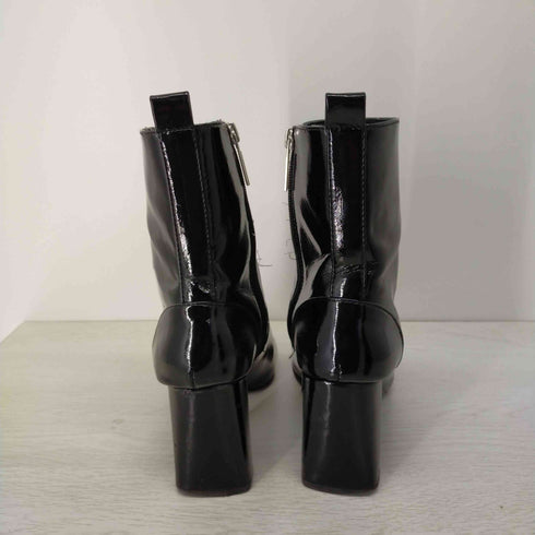 ザラ ZARA Metallic Black Boots レディース 37