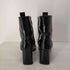 ザラ ZARA Metallic Black Boots レディース 37