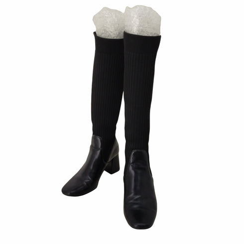 ザラ ZARA Knit long boots レディース 37