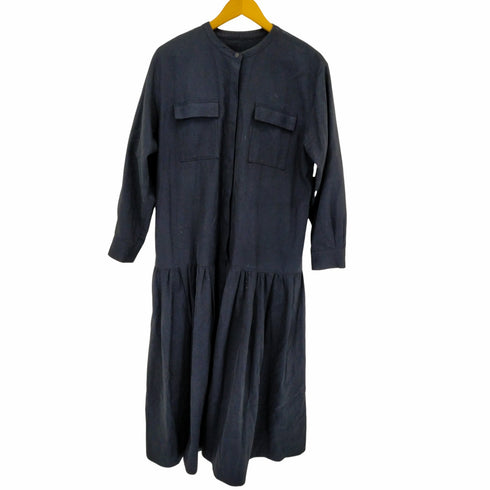 ロッソアーバンリサーチ ROSSO URBAN RESEARCH 21AW バンドカラーツイルフレアワンピース レディース JPN:38
