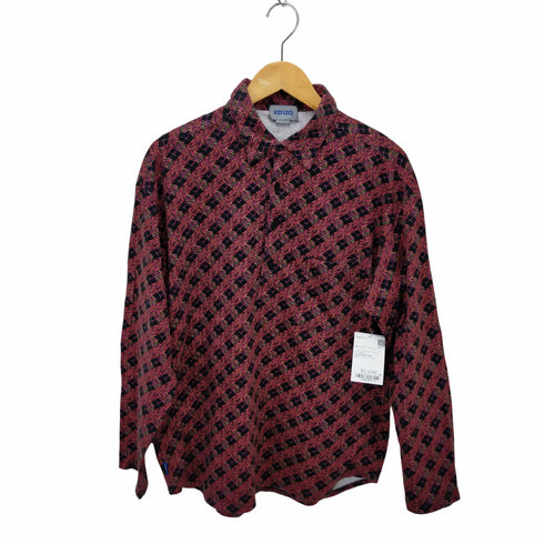 ケンゾー KENZO 総柄 ロングスリーブポロシャツ メンズ import:L