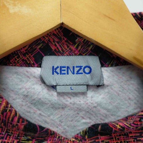 ケンゾー KENZO 総柄 ロングスリーブポロシャツ メンズ import:L