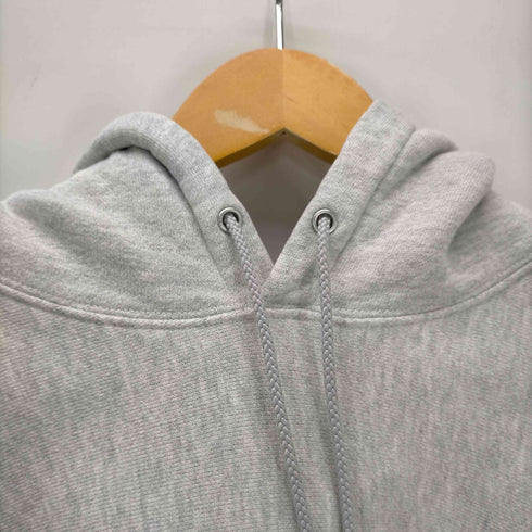チャンピオン Champion 00s サルバトール製 PREMIUM REVERSE WEAVE 企業ロゴ刺繍 プルオーバーパーカー メンズ import:XL