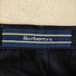 バーバリーズ BURBERRY’S 緑タグ ロゴ刺繍サイドジップウールスラックス レディース JPN:M