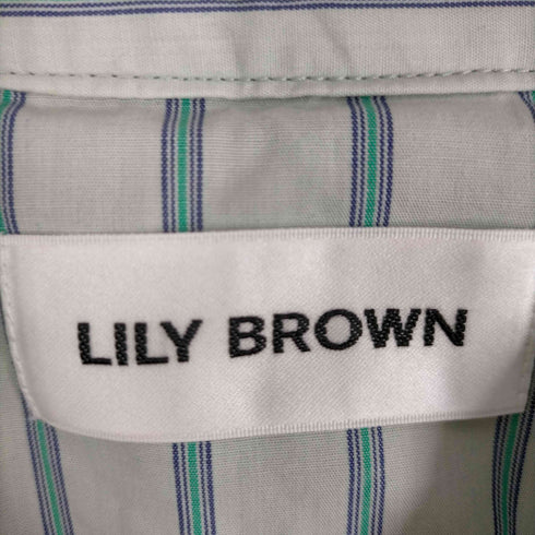 リリーブラウン Lily Brown ストライプ レイヤードブラウス レディース ONE SIZE
