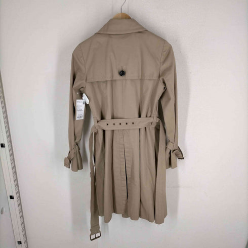 バーバリーブルーレーベル BURBERRY BLUE LABEL 千鳥格子ノバチェックライナー 裏地ノバチェックトレンチコート レディース 38