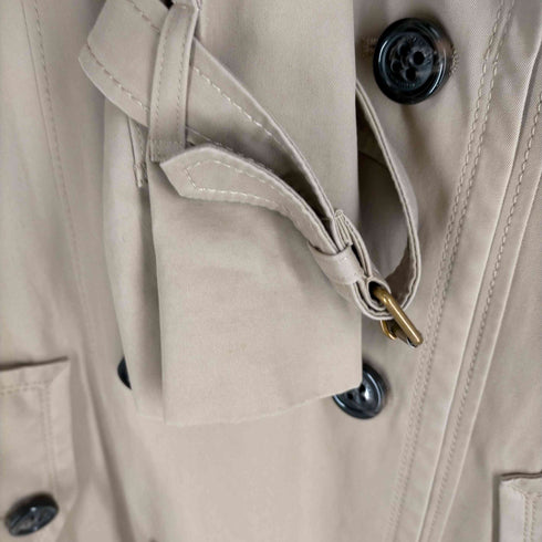 バーバリーブルーレーベル BURBERRY BLUE LABEL 千鳥格子ノバチェックライナー 裏地ノバチェックトレンチコート レディース 38