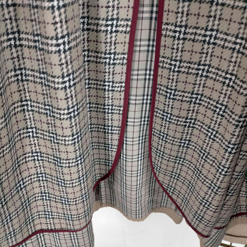 バーバリーブルーレーベル BURBERRY BLUE LABEL 千鳥格子ノバチェックライナー 裏地ノバチェックトレンチコート レディース 38