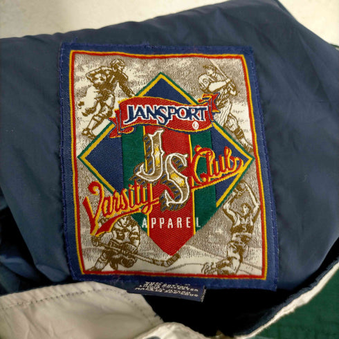 ジャンスポーツ JanSport 90S VARSITY CLUB MIAMI刺繍 スタンドカラーブルゾン メンズ import:XL