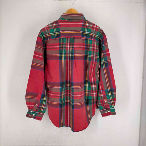 ギャップ Gap 90S OLD 紺タグ タータンチェック フランネルシャツ メンズ