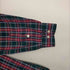 トミーヒルフィガー TOMMY HILFIGER 00S ロゴ刺繍 タータンチェック BDシャツ メンズ import:XL