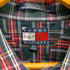 トミーヒルフィガー TOMMY HILFIGER 00S ロゴ刺繍 タータンチェック BDシャツ メンズ import:XL