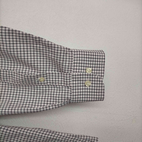 トミーヒルフィガー TOMMY HILFIGER 00S ロゴ刺繍 チェック柄 BDシャツ メンズ import:L