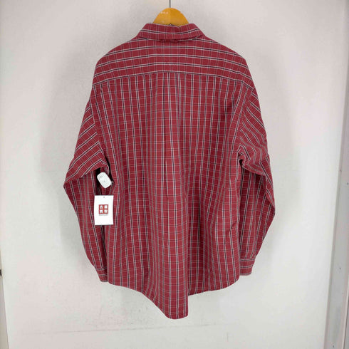 トミーヒルフィガー TOMMY HILFIGER 00S ロゴ刺繍 タータンチェック BDシャツ メンズ JPN:XL