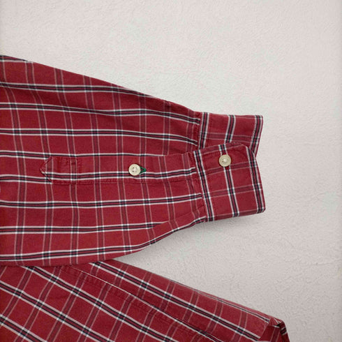 トミーヒルフィガー TOMMY HILFIGER 00S ロゴ刺繍 タータンチェック BDシャツ メンズ JPN:XL