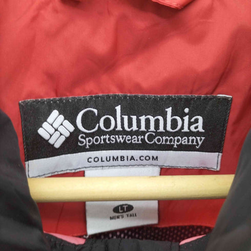 コロンビア Columbia ロゴ刺繍 パッカブル フード スタンドジップ ナイロン ジャケット メンズ LT