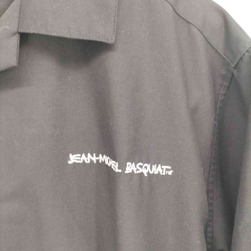 センスオブプレイス SENSE OF PLACE JEAN-MICHEL BASQUIAT 別注 グラフィック アート シャツ B 開襟 S/S シャツ メンズ JPN:M