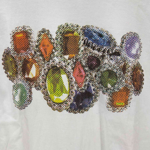 トリココムデギャルソン tricot COMME des GARCONS ジュエリー 宝石 プリント クルーネックTシャツ レディース JPN:M
