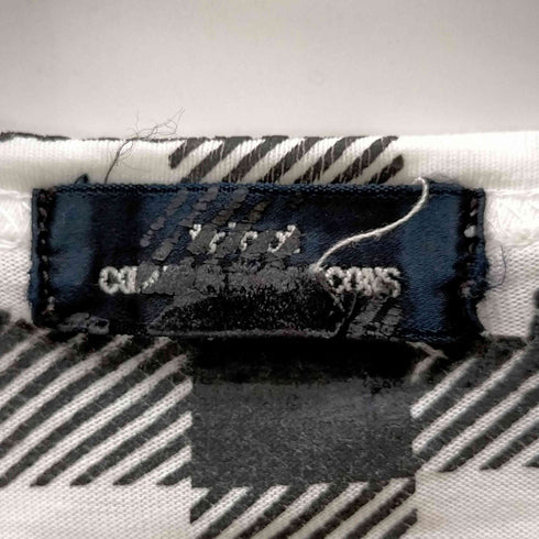 トリココムデギャルソン tricot COMME des GARCONS チェック切替 長袖 カットソー レディース