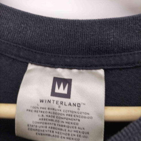 ウインターランド winterland 00S ロック バンド プリント Tシャツ バンT ロゴ バックプリント メンズ import:L