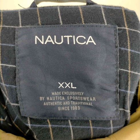 ノーティカ NAUTICA 00S ロゴ刺繍 スウィングトップ メンズ import:XXL