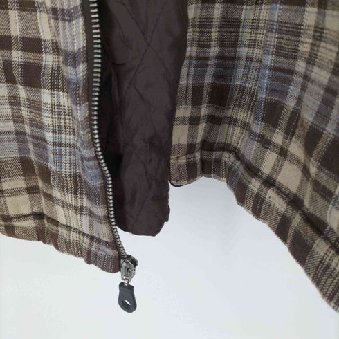 ディッキーズ Dickies 90s 裏キルティング フード付き ネルシャツ ブルゾン ジャケット メンズ import:XL