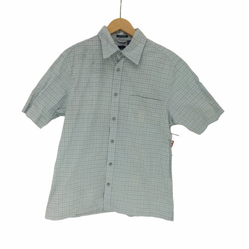 ギャップ Gap 00S OLD STRETCH チェック S/S シャツ メンズ import:M