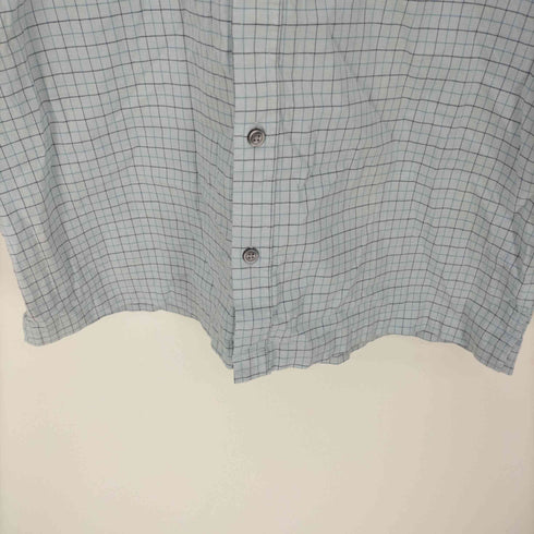 ギャップ Gap 00S OLD STRETCH チェック S/S シャツ メンズ import:M