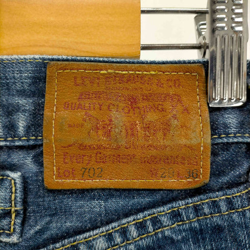リーバイス Levis 00S 702XX復刻 BIGE シンチバック ボタンフライ ストレートデニムパンツ メンズ W29 L36