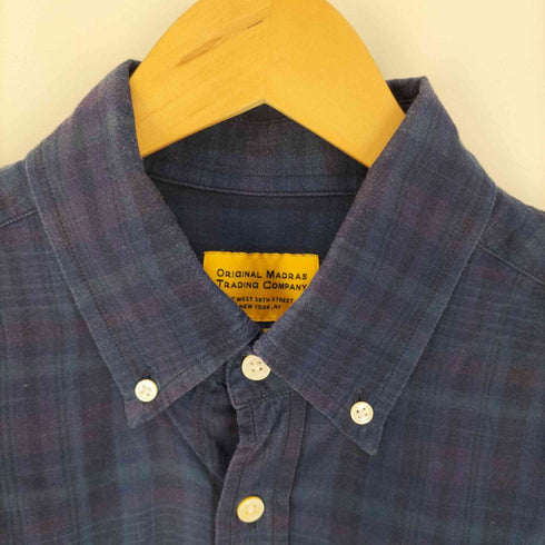 スティーブンアラン Steven Alan ORIGINAL MADRAS TRADING COMPANY BD SHIRT メンズ import:M
