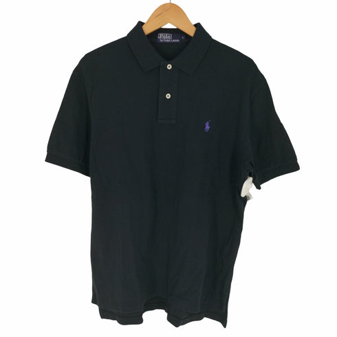 ポロバイラルフローレン Polo by RALPH LAUREN ポニー刺繍ロゴ ポロシャツ メンズ import:L