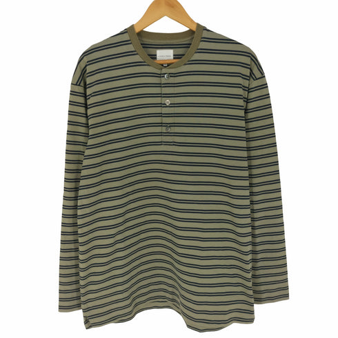 カーリー CURLY&Co ヘンリーネックボーダーTシャツ メンズ 4
