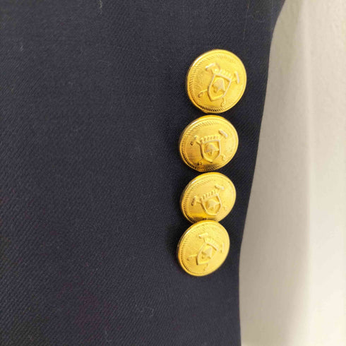 ローレンラルフローレン LAUREN RALPH LAUREN MADE IN CANADA ウール2B紺ブレ メンズ import:M