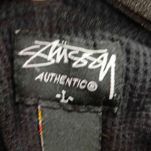 ステューシー Stussy 90s 裏地サーマル フルジップワッペンパーカー メンズ JPN:L